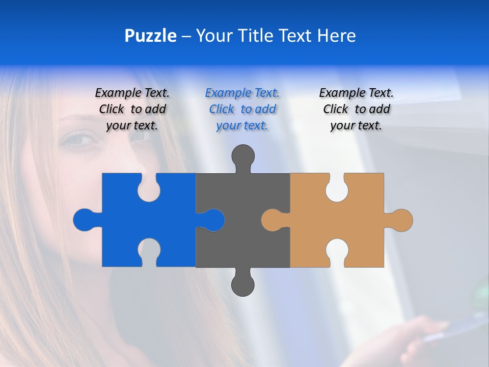 Machine Customer Young PowerPoint Template