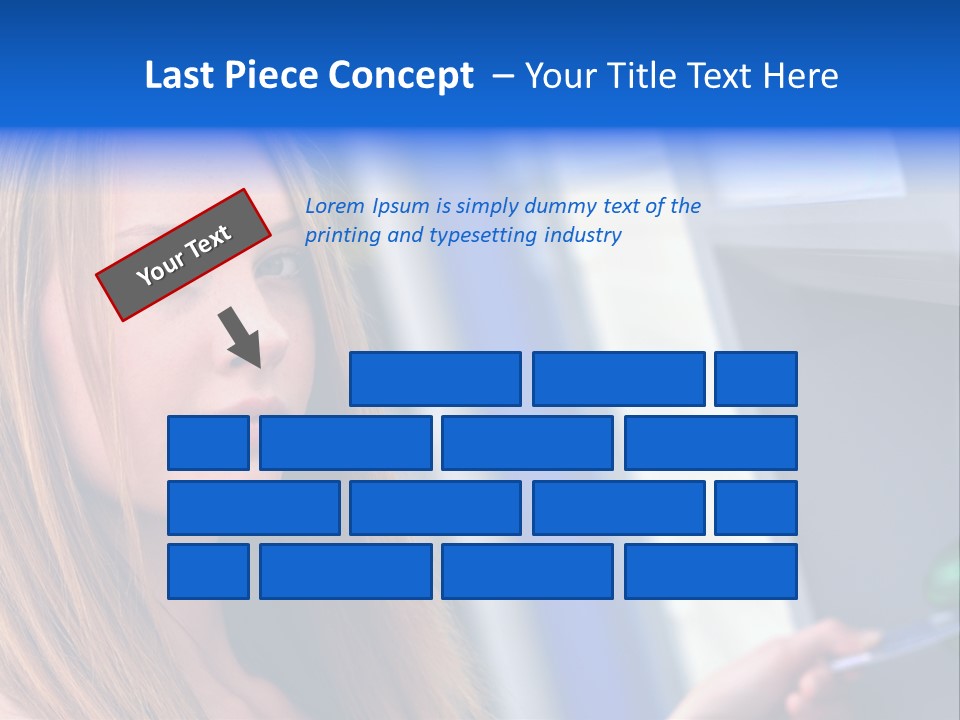 Machine Customer Young PowerPoint Template