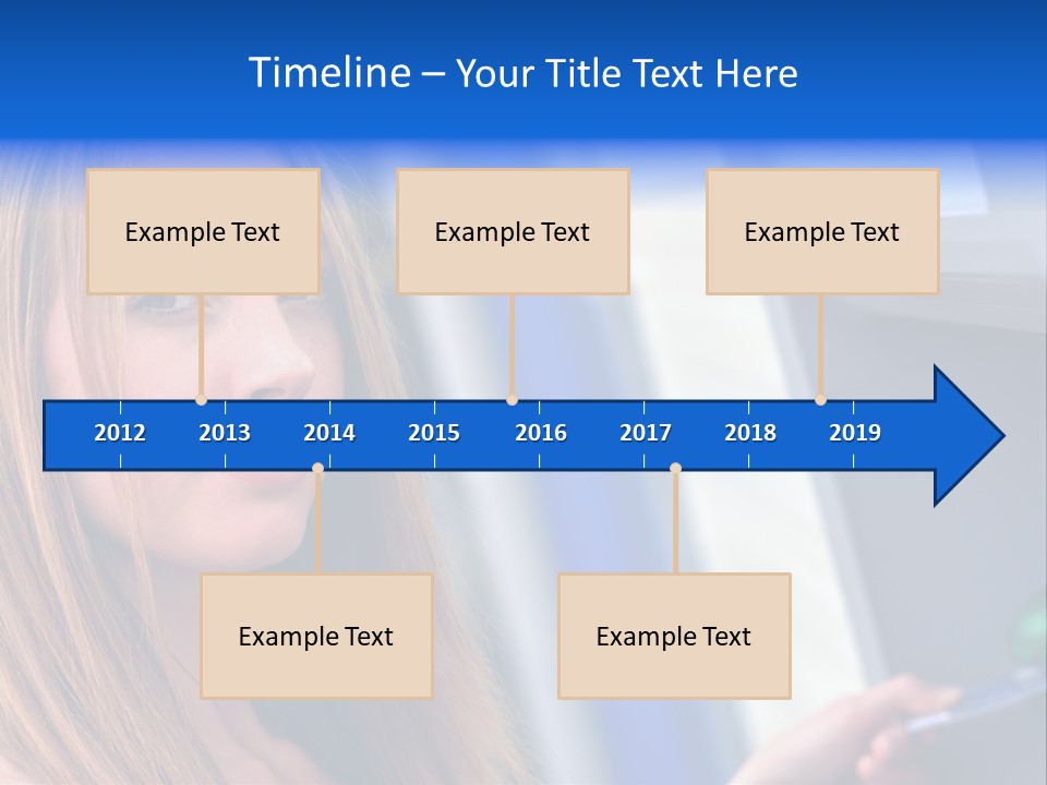 Machine Customer Young PowerPoint Template