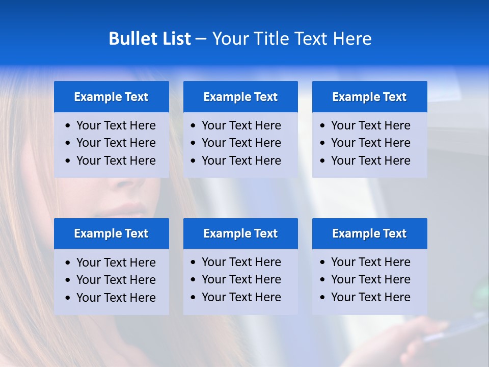 Machine Customer Young PowerPoint Template