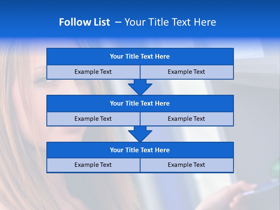 Machine Customer Young PowerPoint Template