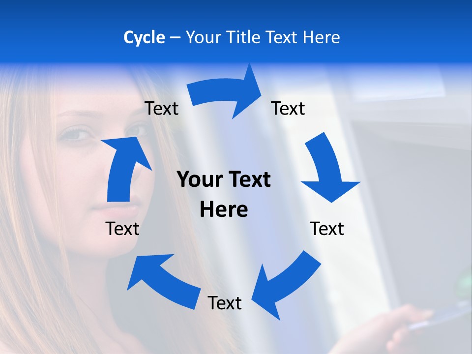Machine Customer Young PowerPoint Template