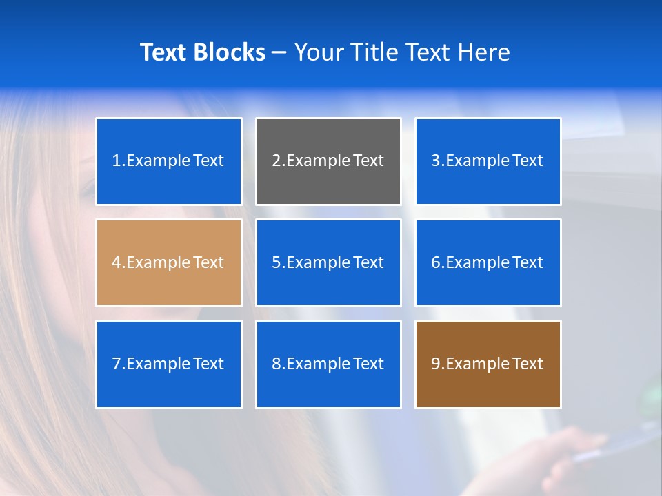 Machine Customer Young PowerPoint Template