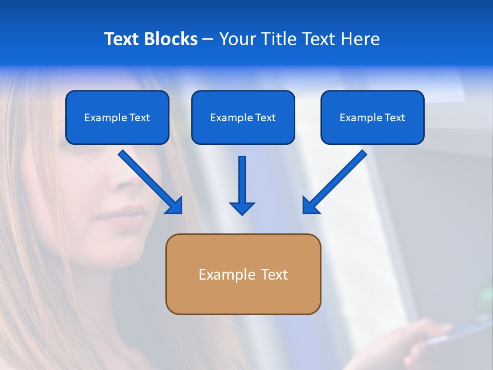 Machine Customer Young PowerPoint Template