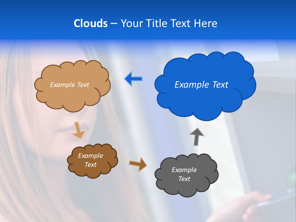 Machine Customer Young PowerPoint Template
