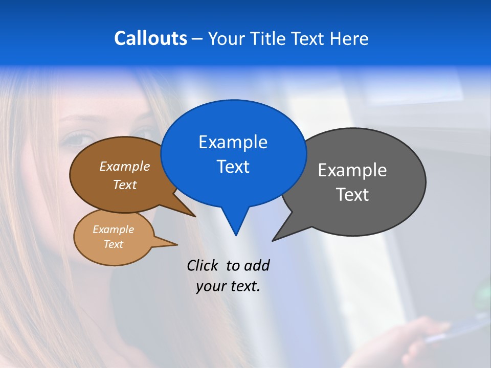 Machine Customer Young PowerPoint Template