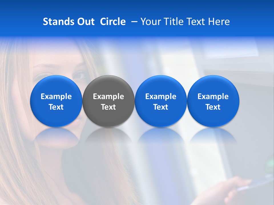 Machine Customer Young PowerPoint Template