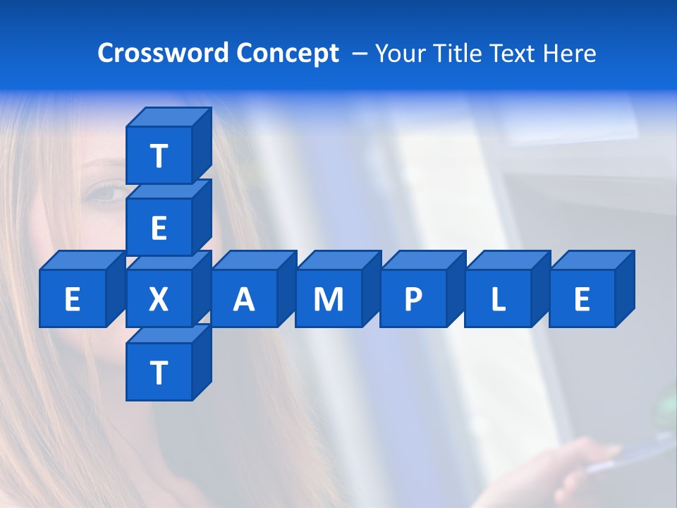 Machine Customer Young PowerPoint Template