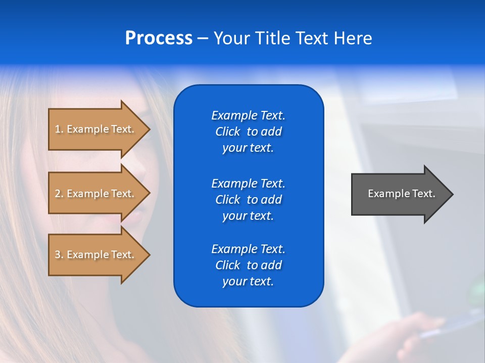Machine Customer Young PowerPoint Template
