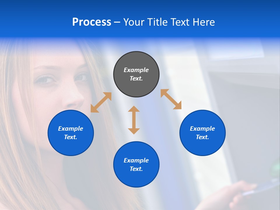 Machine Customer Young PowerPoint Template