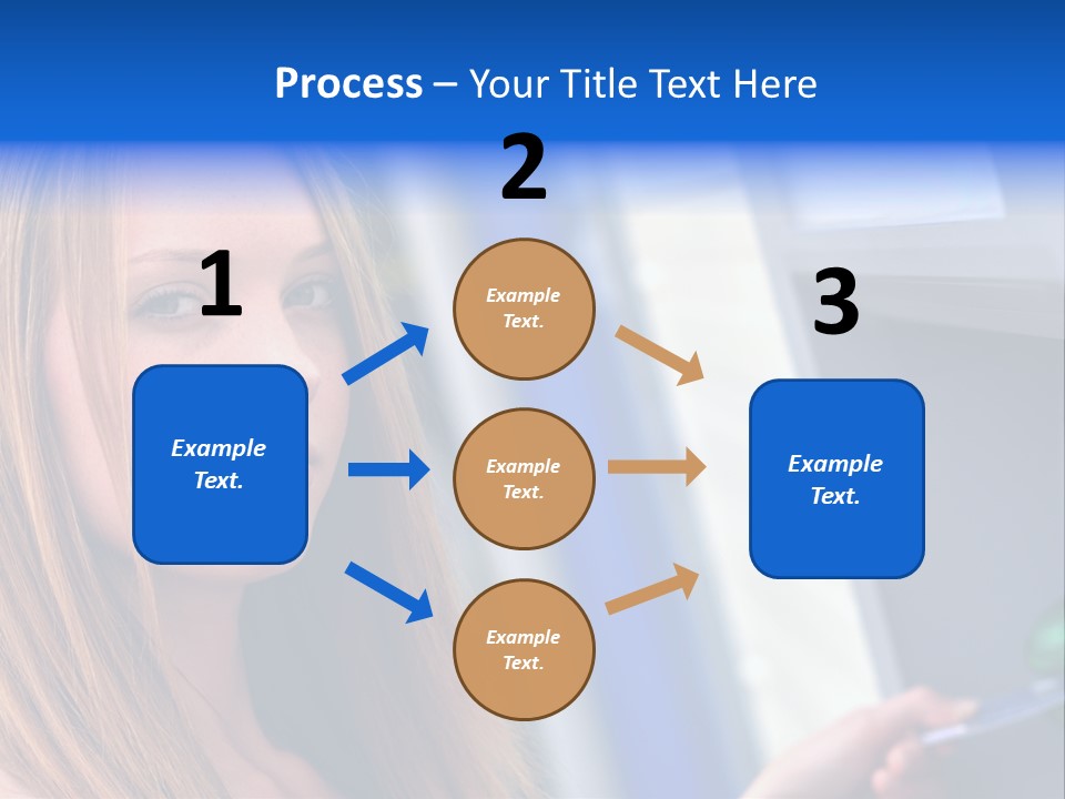 Machine Customer Young PowerPoint Template