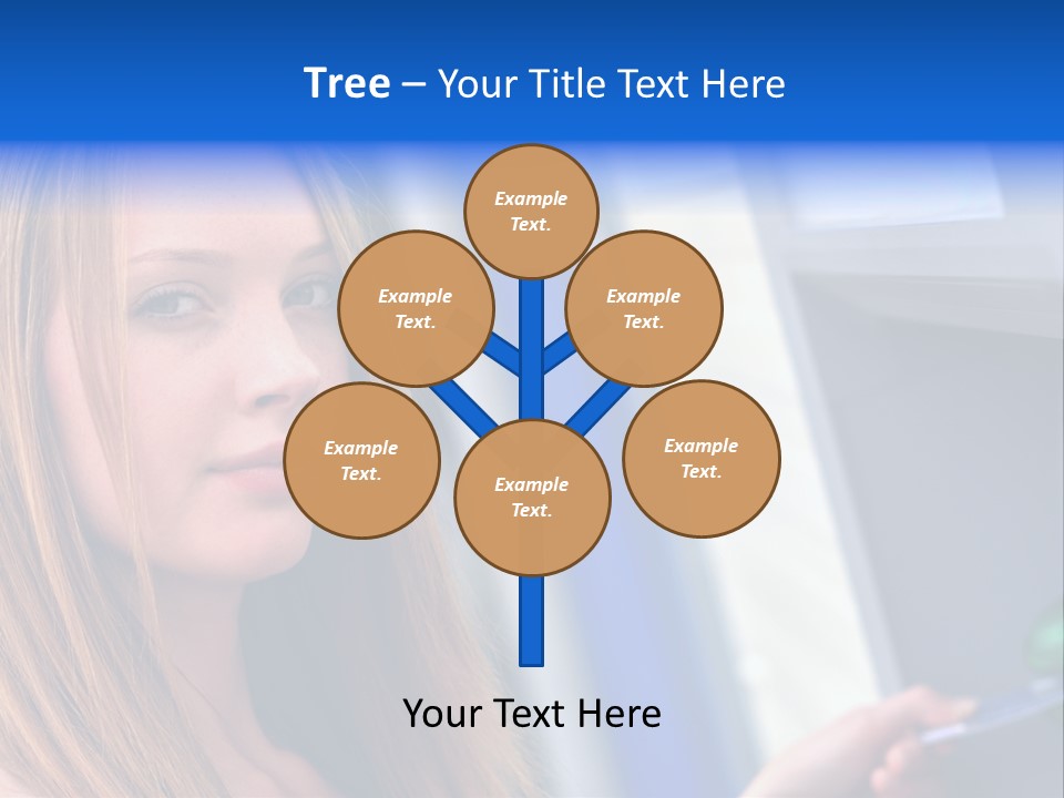 Machine Customer Young PowerPoint Template