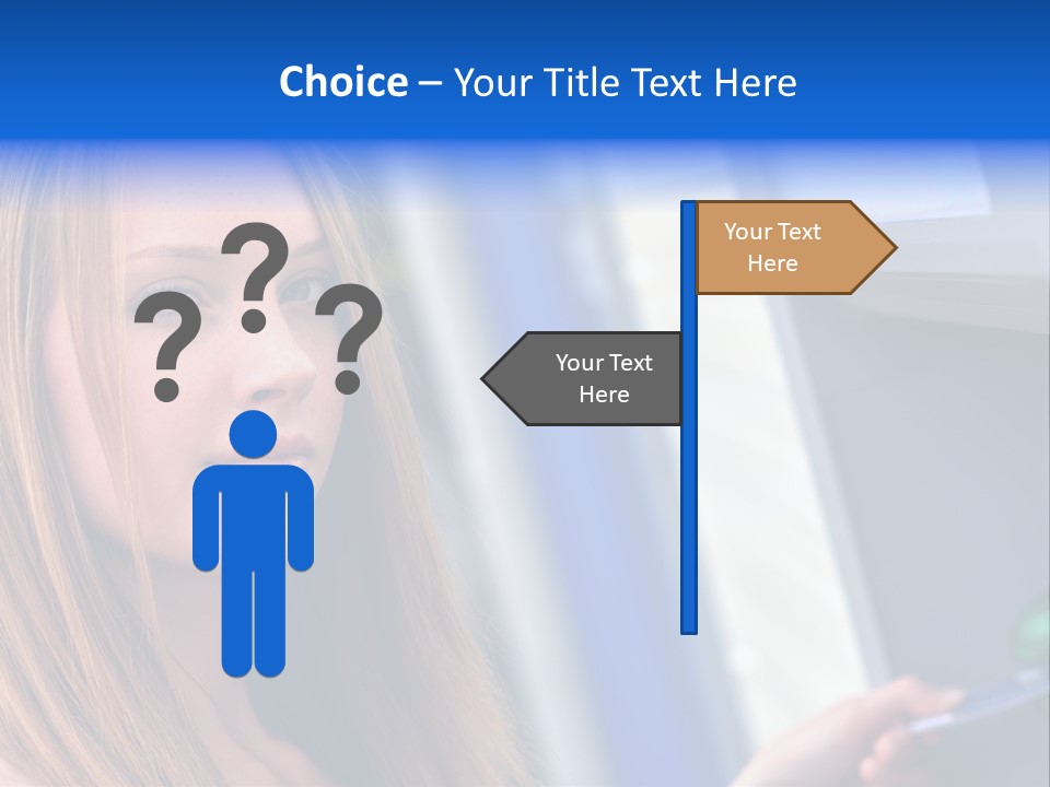 Machine Customer Young PowerPoint Template