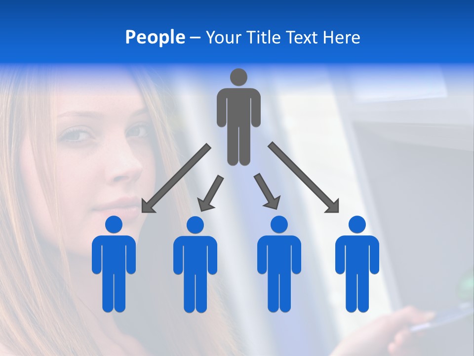 Machine Customer Young PowerPoint Template