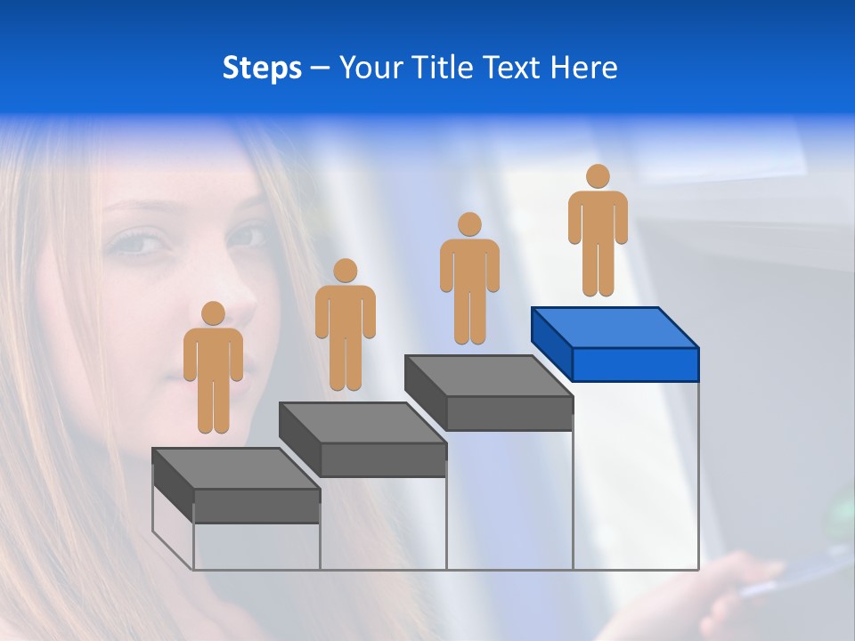 Machine Customer Young PowerPoint Template