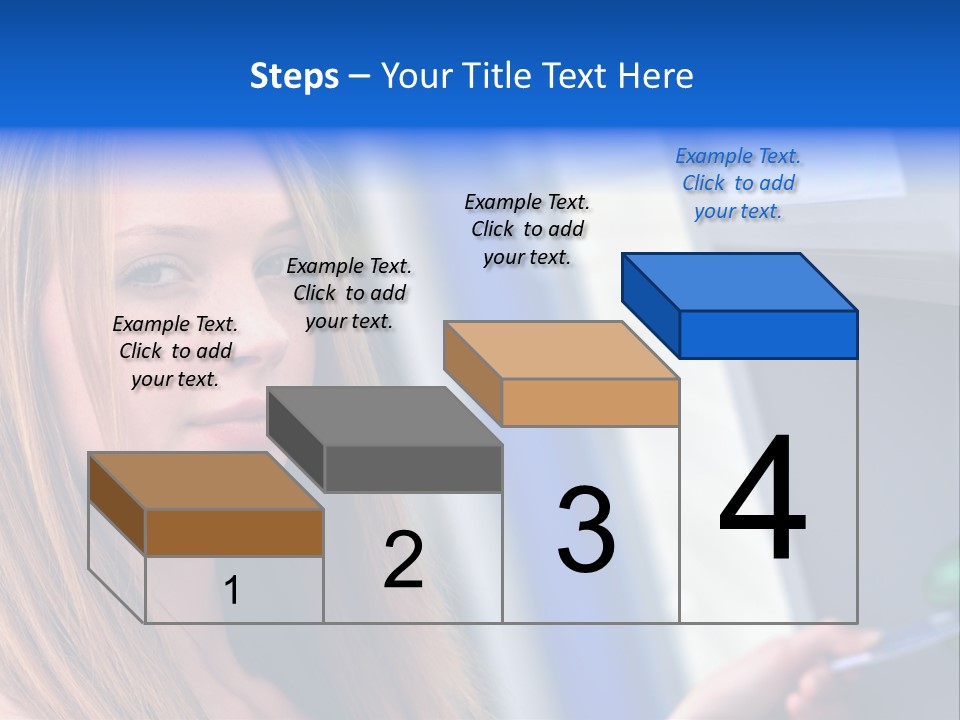 Machine Customer Young PowerPoint Template