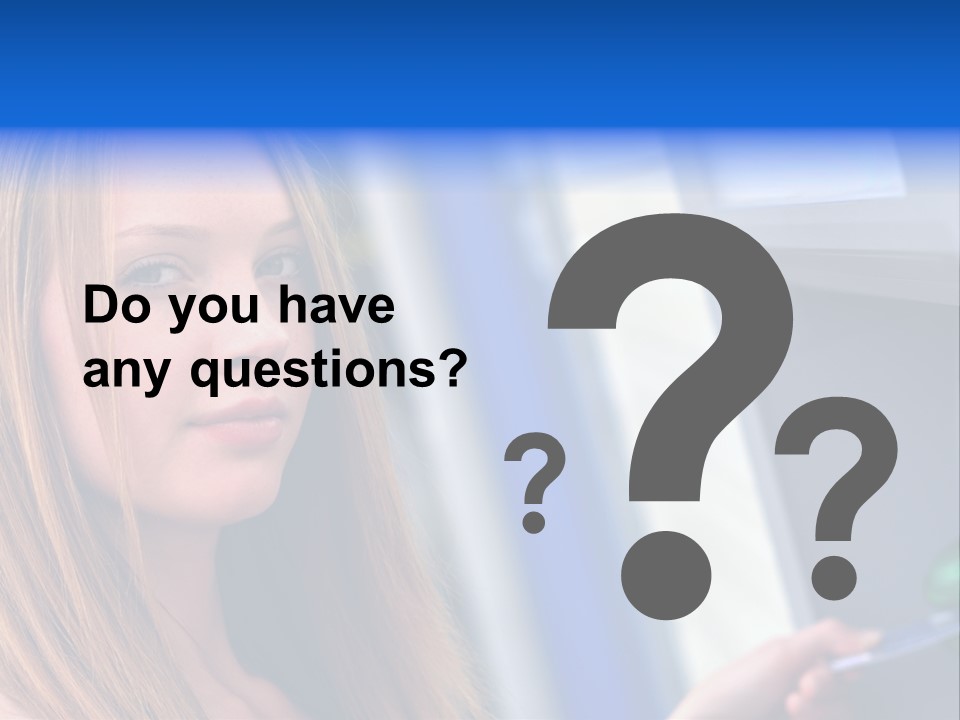 Machine Customer Young PowerPoint Template