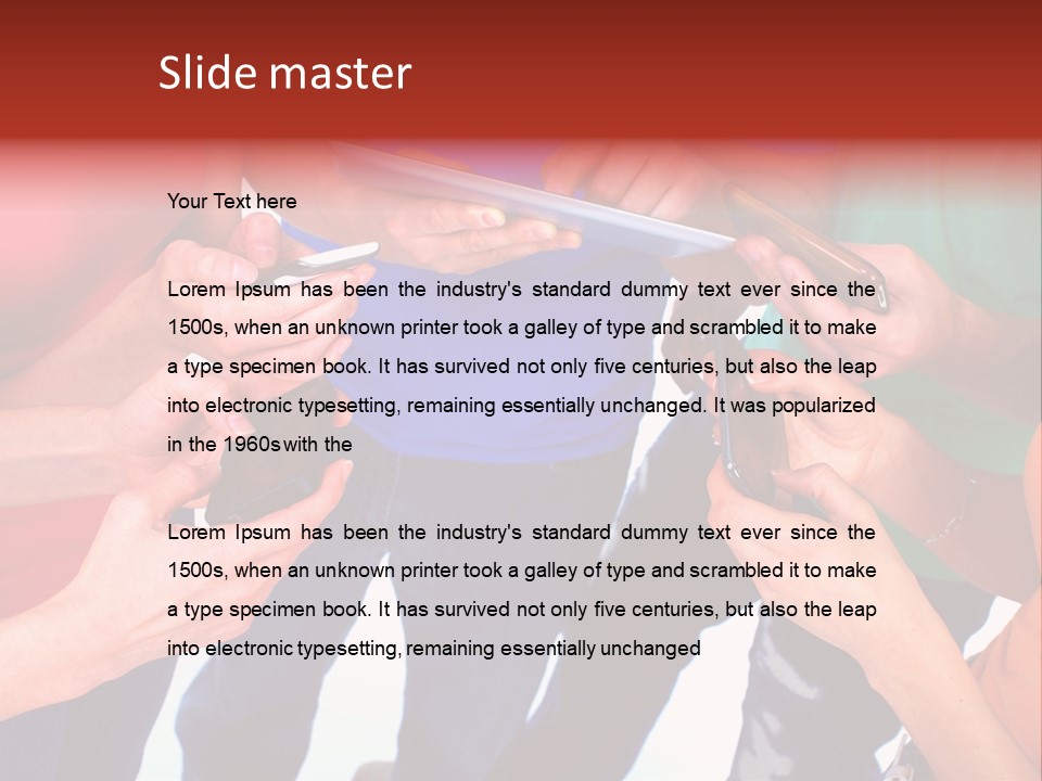 Digital Net Computer PowerPoint Template