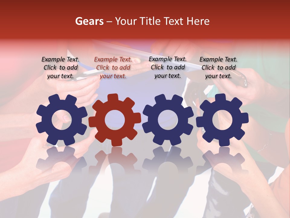 Digital Net Computer PowerPoint Template