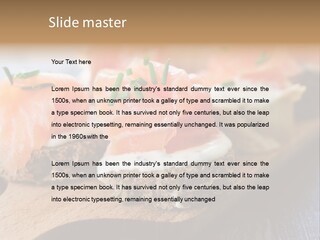 Lunch Onion Meal PowerPoint Template