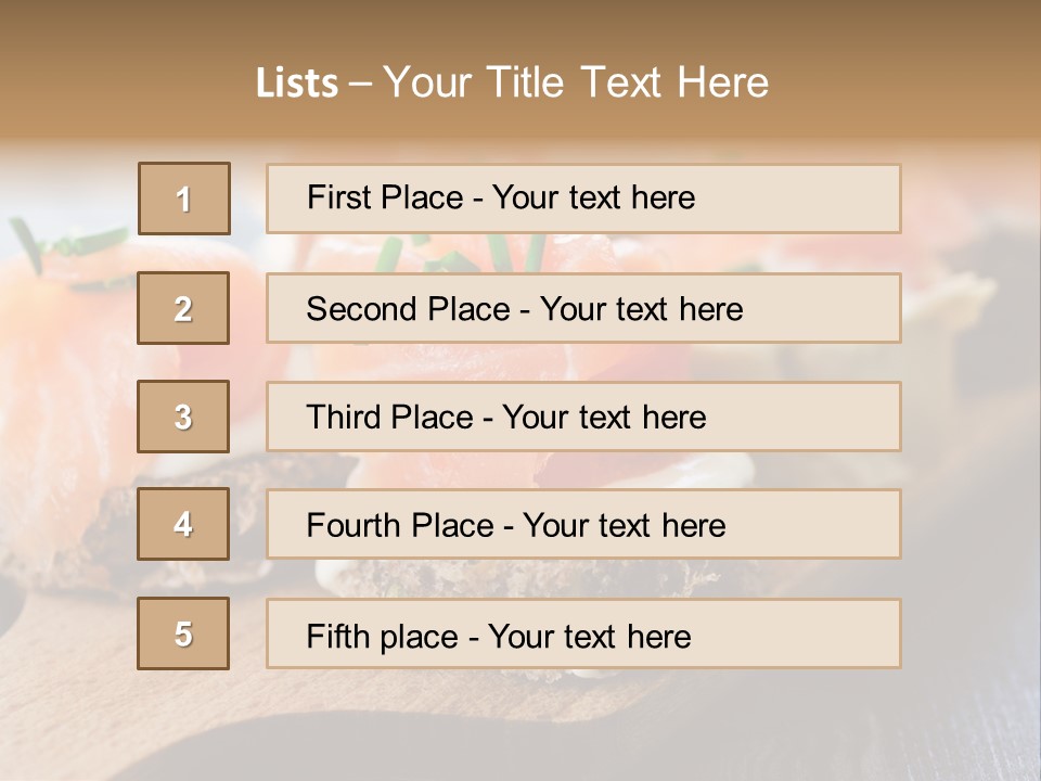 Lunch Onion Meal PowerPoint Template