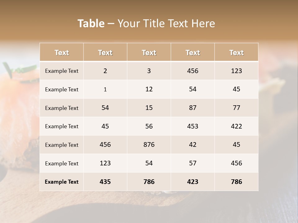 Lunch Onion Meal PowerPoint Template