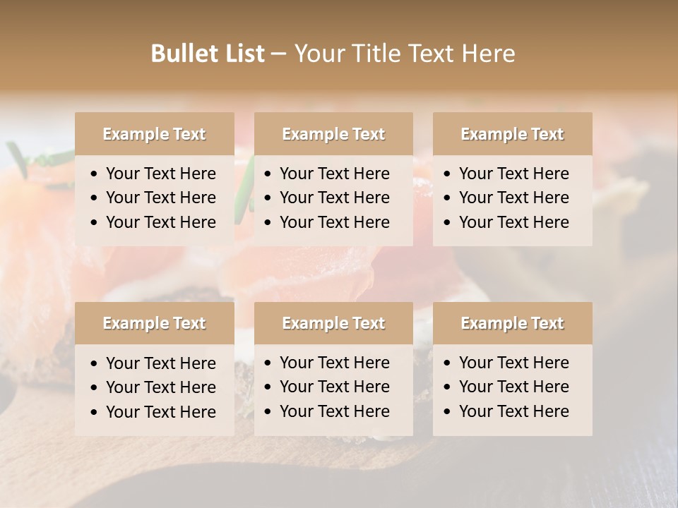 Lunch Onion Meal PowerPoint Template