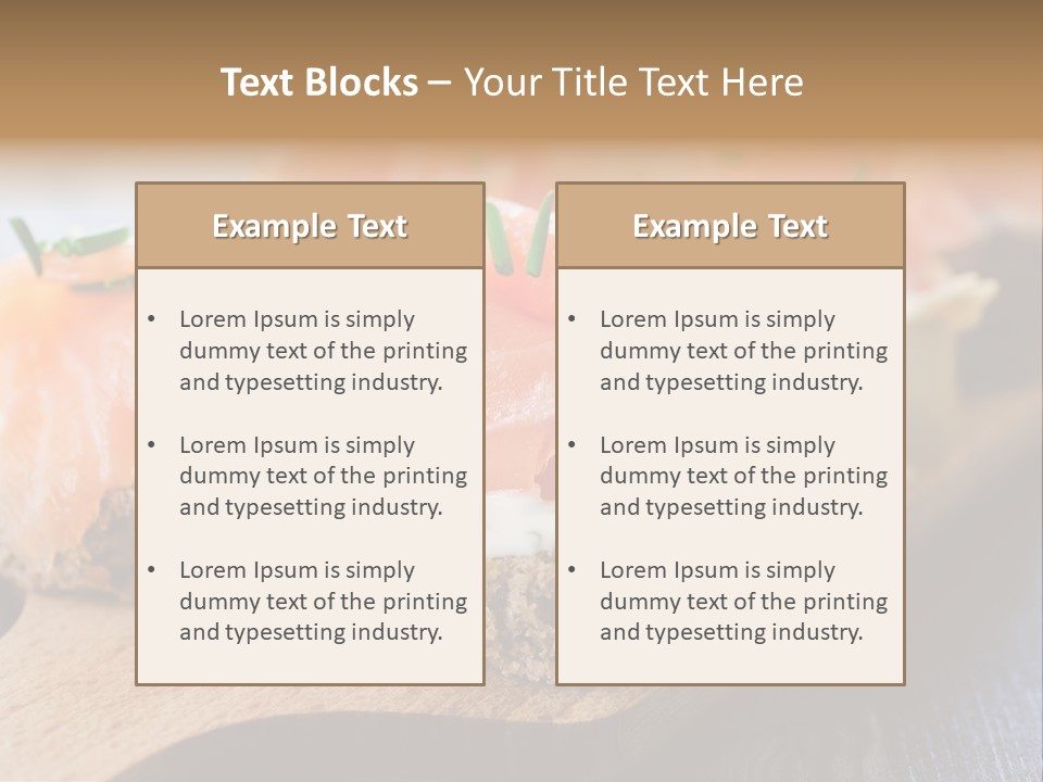 Lunch Onion Meal PowerPoint Template