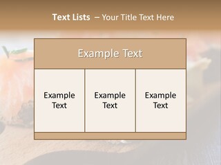 Lunch Onion Meal PowerPoint Template