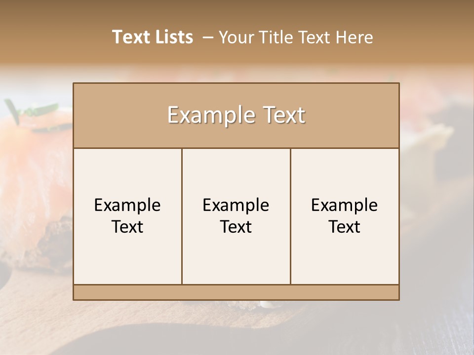 Lunch Onion Meal PowerPoint Template