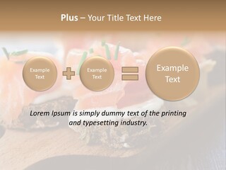Lunch Onion Meal PowerPoint Template