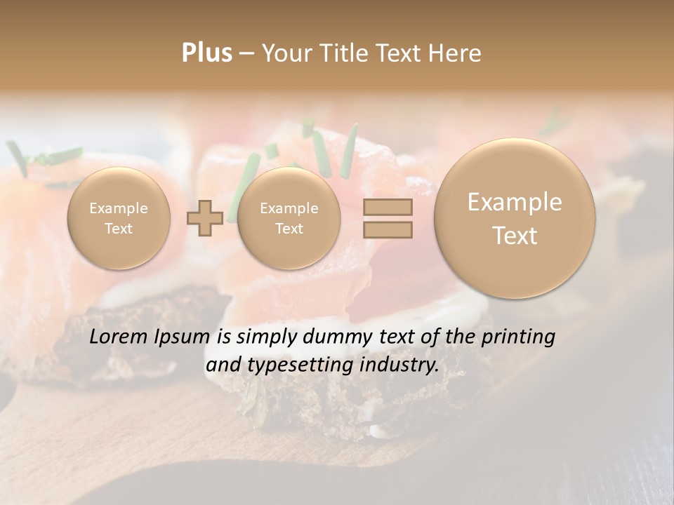 Lunch Onion Meal PowerPoint Template