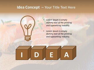 Lunch Onion Meal PowerPoint Template