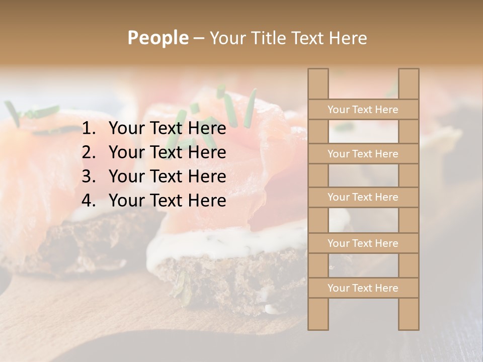 Lunch Onion Meal PowerPoint Template