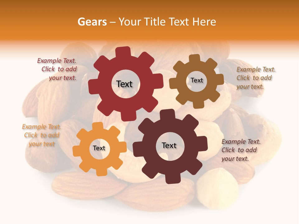 Macro Protein Peanut PowerPoint Template