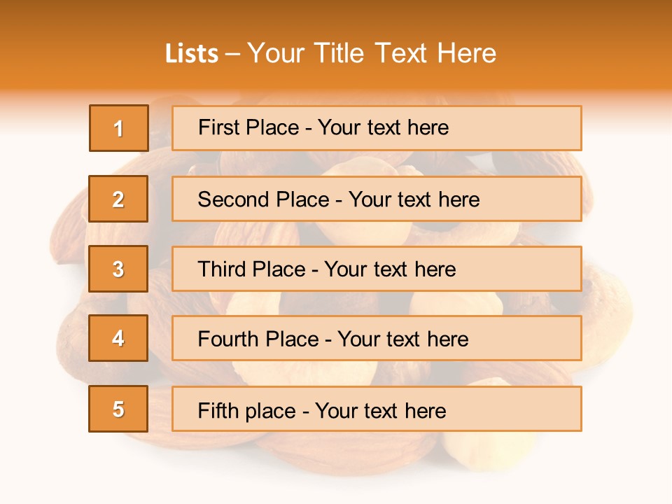 Macro Protein Peanut PowerPoint Template