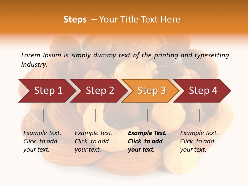 Macro Protein Peanut PowerPoint Template
