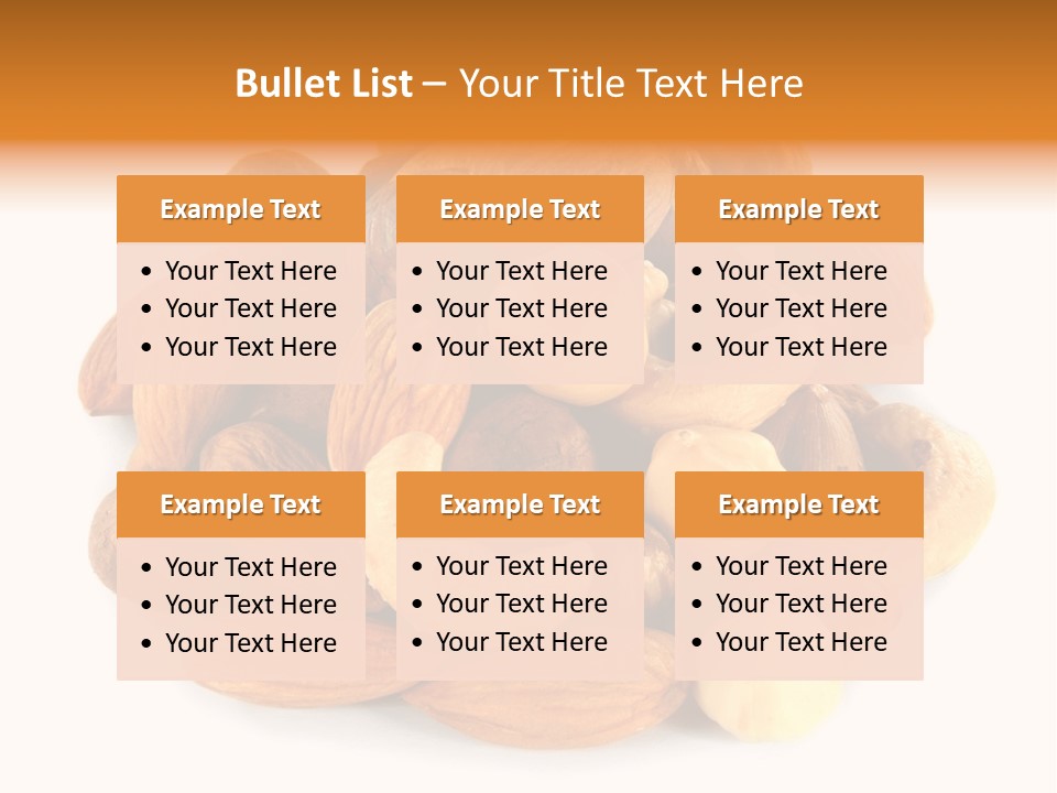 Macro Protein Peanut PowerPoint Template