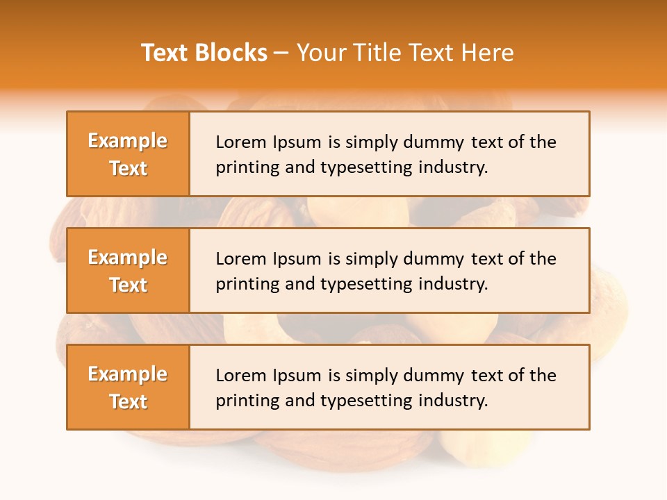 Macro Protein Peanut PowerPoint Template