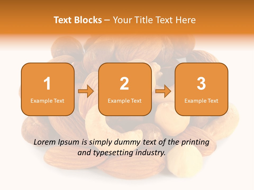 Macro Protein Peanut PowerPoint Template