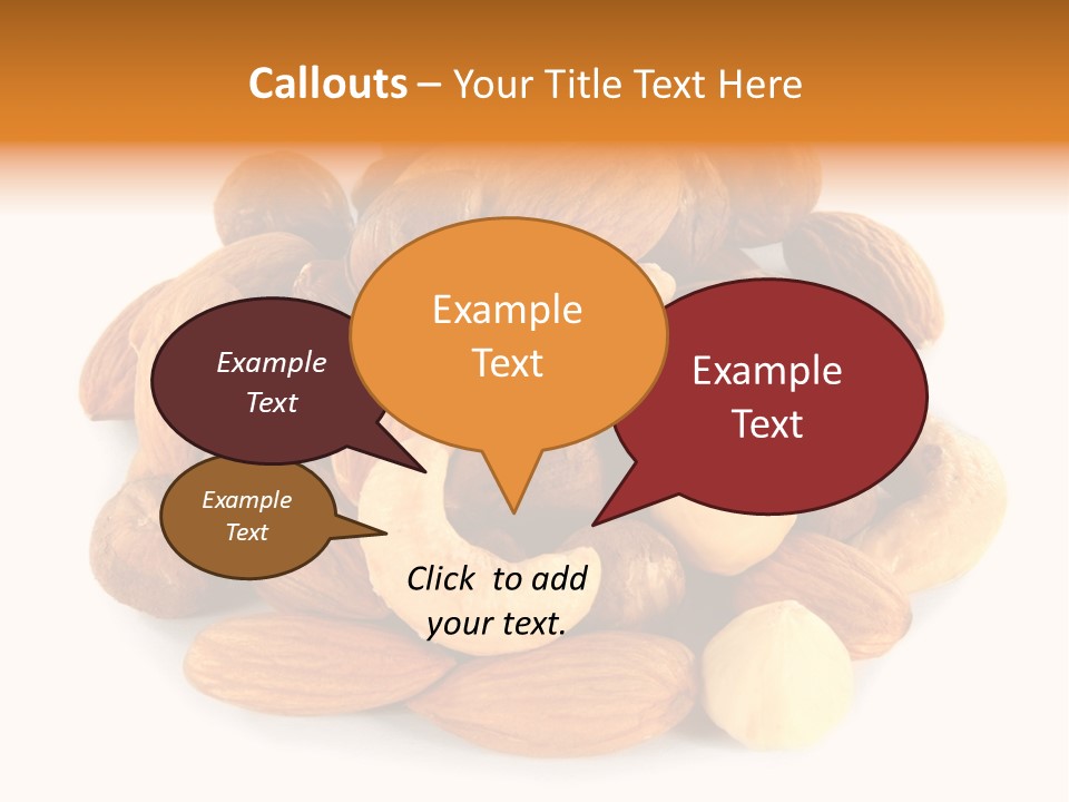 Macro Protein Peanut PowerPoint Template