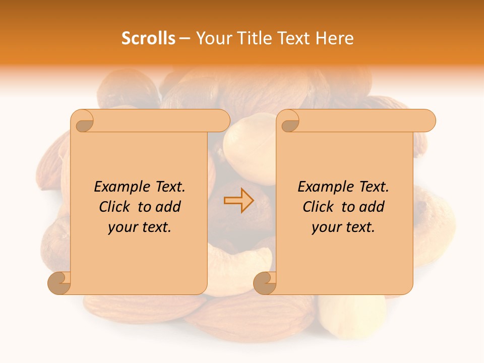 Macro Protein Peanut PowerPoint Template