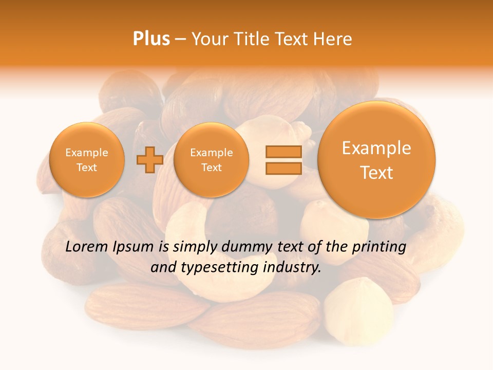 Macro Protein Peanut PowerPoint Template