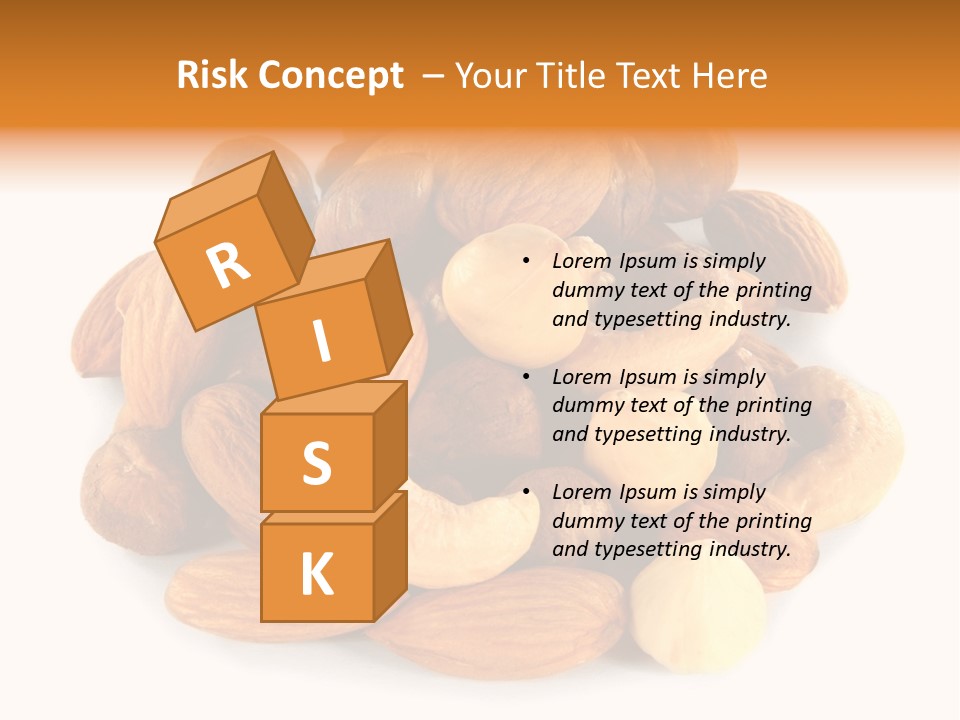 Macro Protein Peanut PowerPoint Template