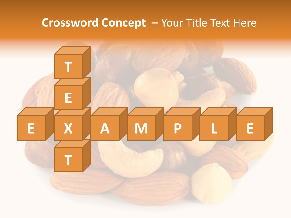 Macro Protein Peanut PowerPoint Template