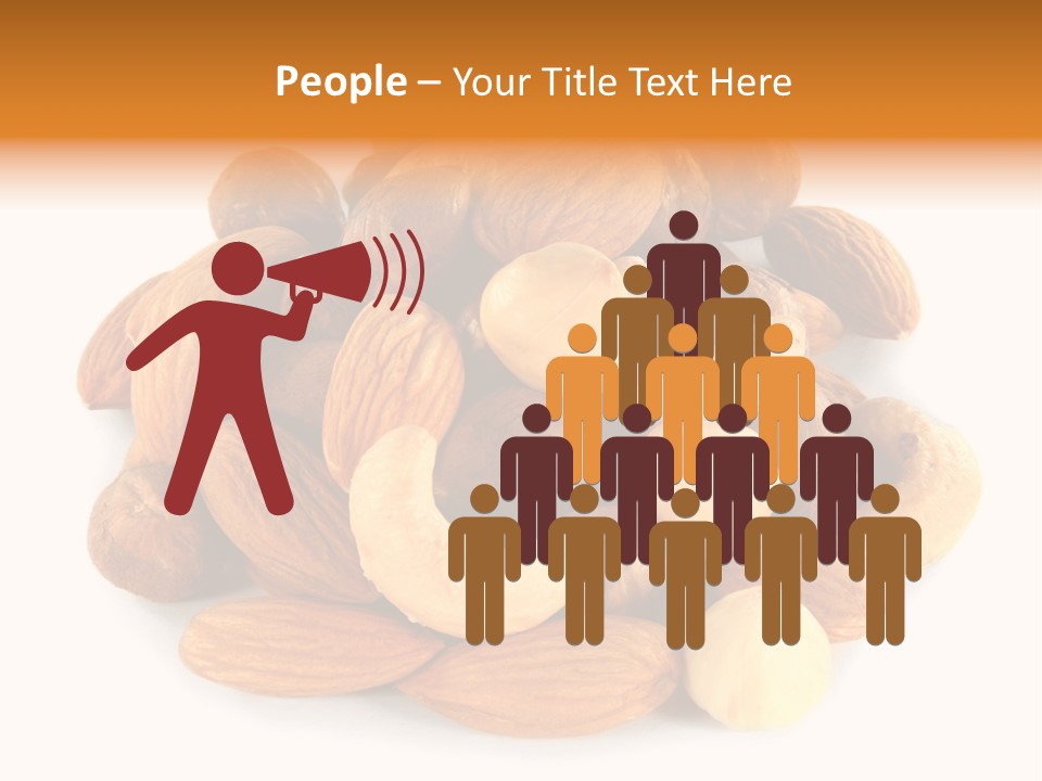 Macro Protein Peanut PowerPoint Template