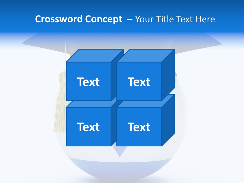 Ribbon Celebration White PowerPoint Template