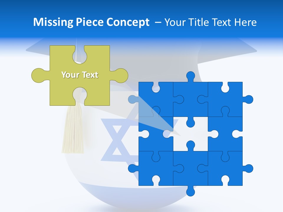 Ribbon Celebration White PowerPoint Template