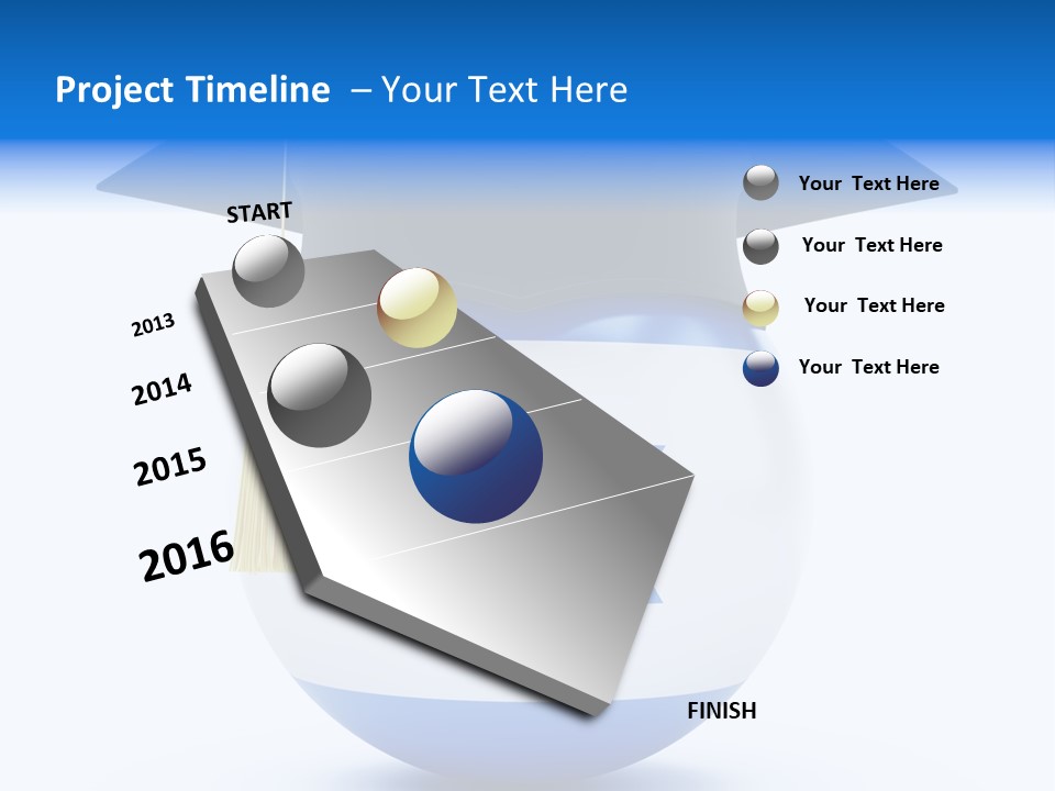 Ribbon Celebration White PowerPoint Template