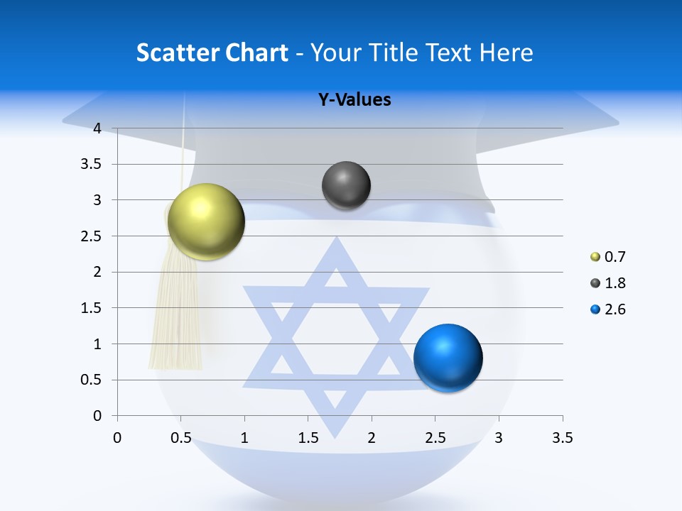 Ribbon Celebration White PowerPoint Template